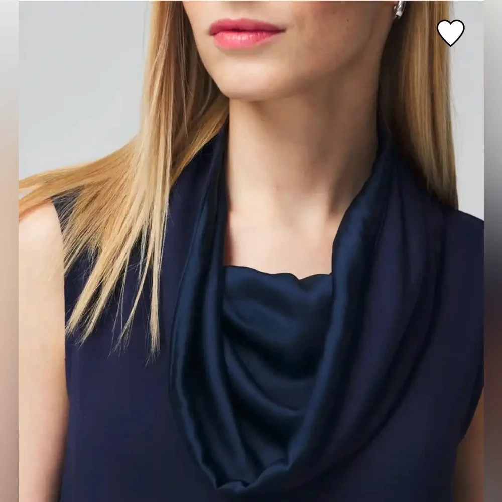 NWT Passporter Sleeveless Women’s Top Navy size XS White House Black Market - Picture 2 of 4
